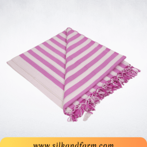 Silk & Farm Authentic Bhagalpuri Dull Chadar 98 × 54 Inches | Premium Cotton Blend | Soft, Lightweight & Breathable | Traditional Woven All-Season Bed Cover for Home & Travel