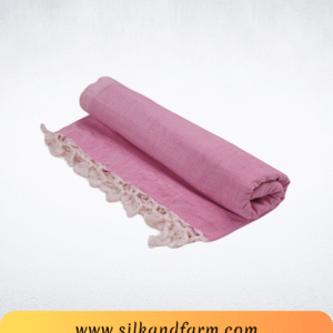 Silk & Farm Authentic Bhagalpuri Dull Chadar 98 × 54 Inches | Premium Cotton Blend | Soft, Lightweight & Breathable | Traditional Woven All-Season Bed Cover for Home & Travel