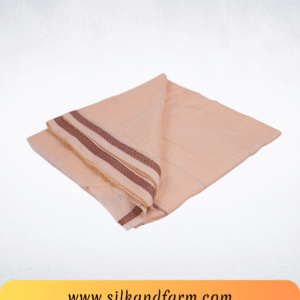 Silk & Farm Authentic Bhagalpuri Dull Chadar 98 × 54 Inches | Premium Cotton Blend | Soft, Lightweight & Breathable | Traditional Woven All-Season Bed Cover for Home & Travel
