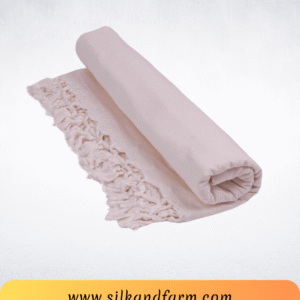 Silk & Farm Authentic Bhagalpuri Dull Chadar 98 × 54 Inches | Premium Cotton Blend | Soft, Lightweight & Breathable | Traditional Woven All-Season Bed Cover for Home & Travel